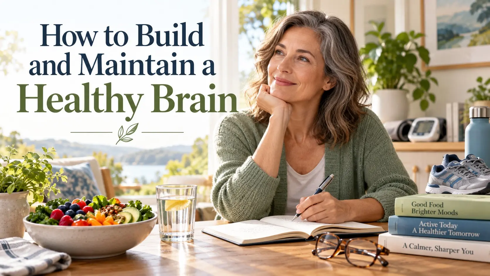 How to build and maintain a healthy brain with exercise, sleep, healthy food, learning, and social connection