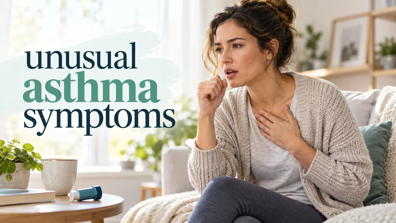 unusual asthma symptoms including subtle cough, chest tightness, and reduced exercise tolerance