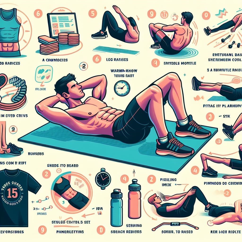 A sample lower abs workout routine