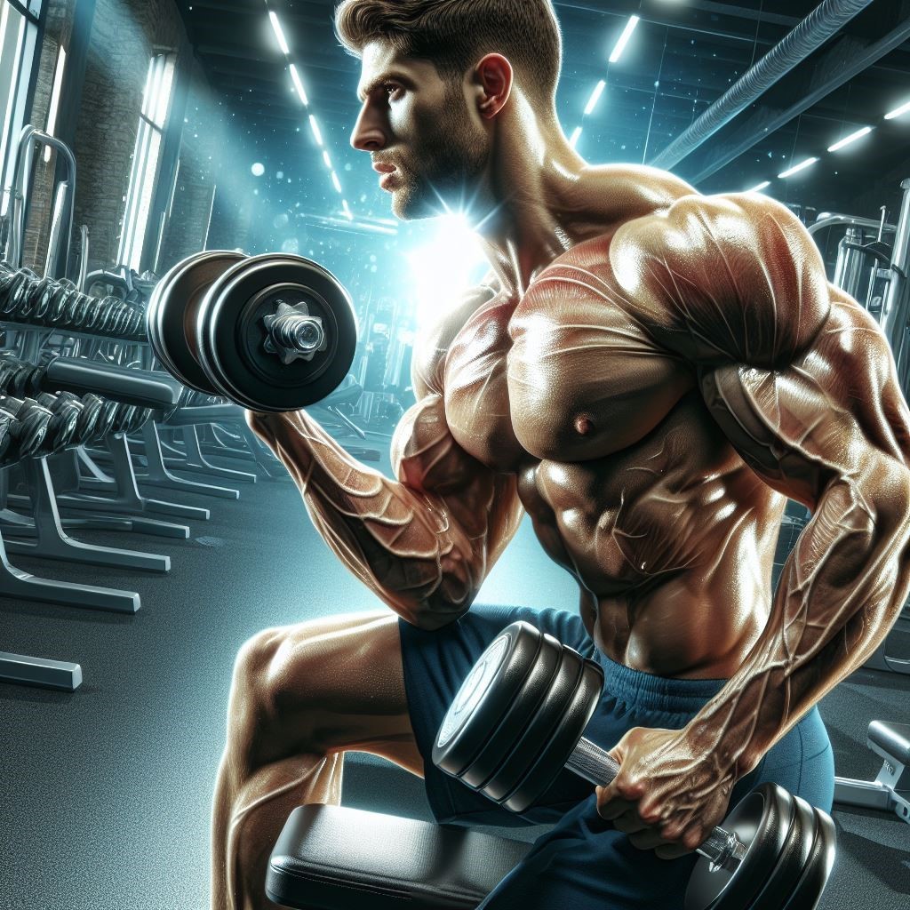 Bent Over Dumbbell Raise for Rear Delt Exercises