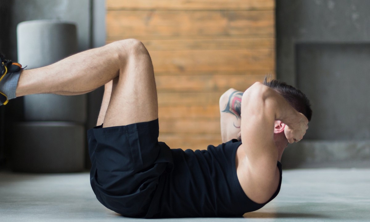 Frog Crunch lower abs workout 