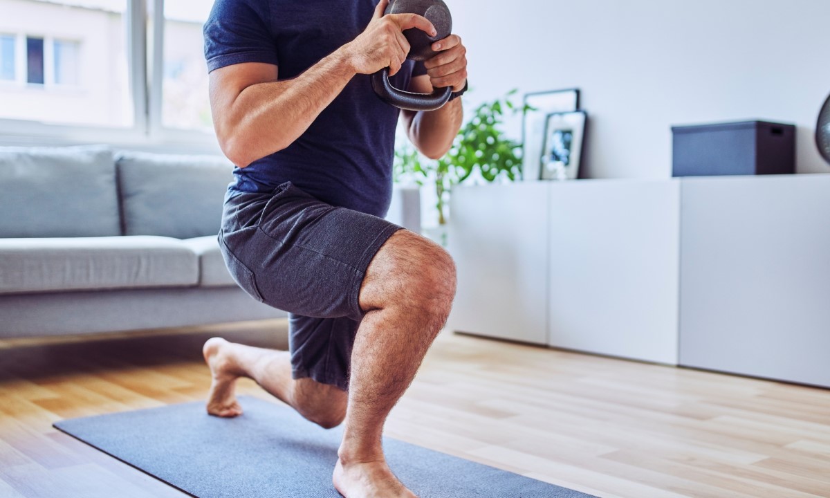 Kettlebell Lunge Press