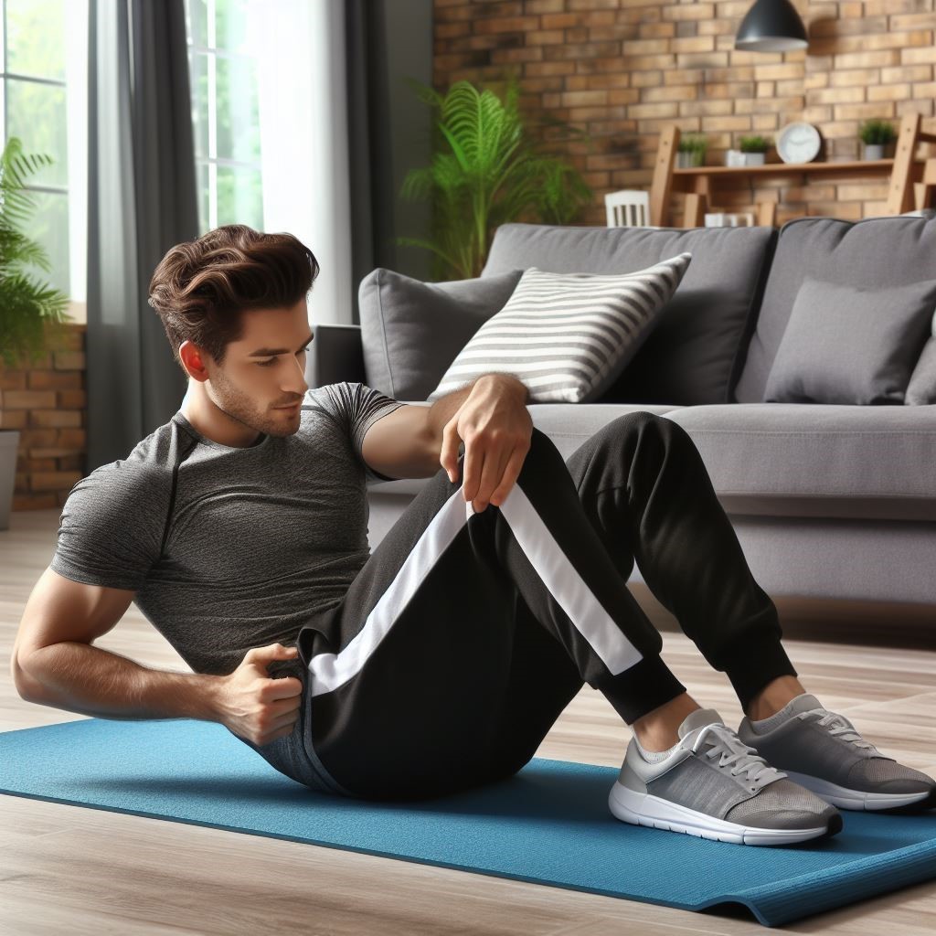 Russian Twists is an important Abs Workout at Home
