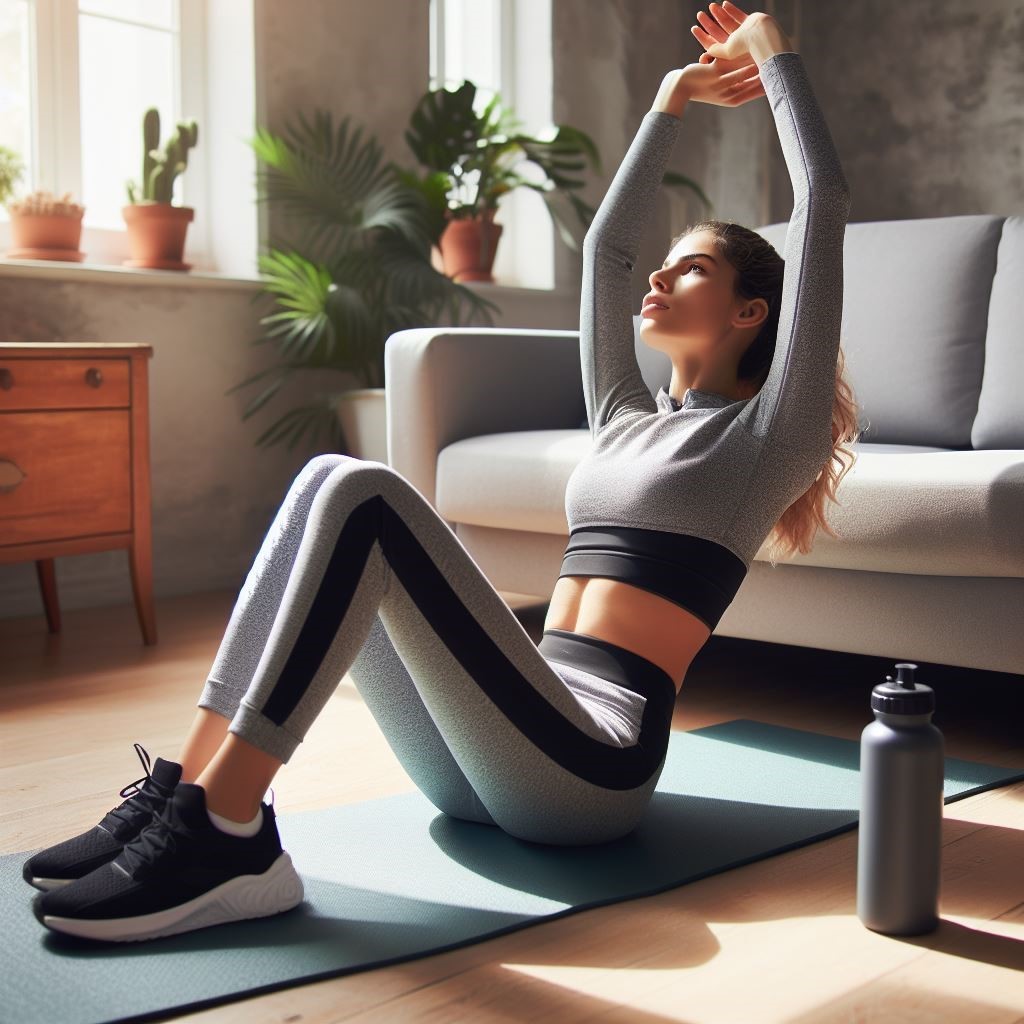 V-Sits as Abs Workout at Home