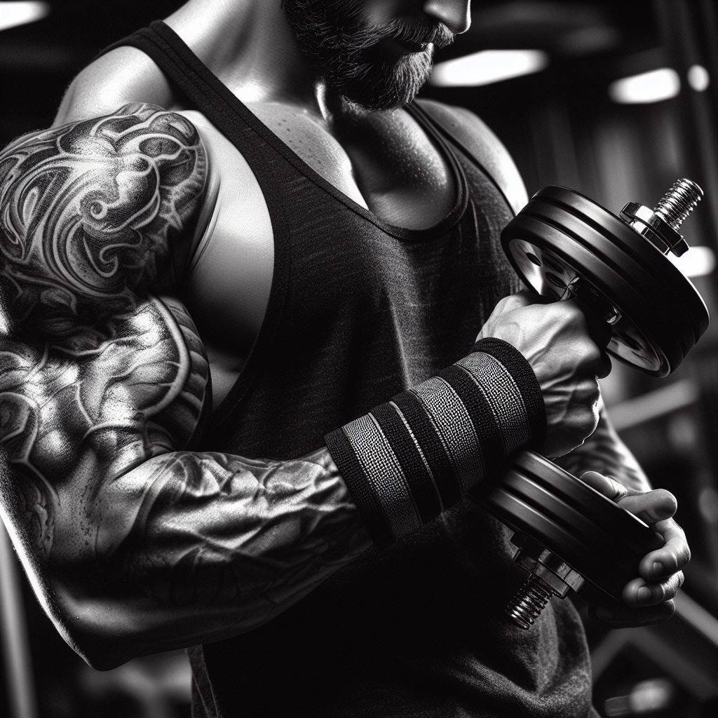 Dumbbell Wrist Roller