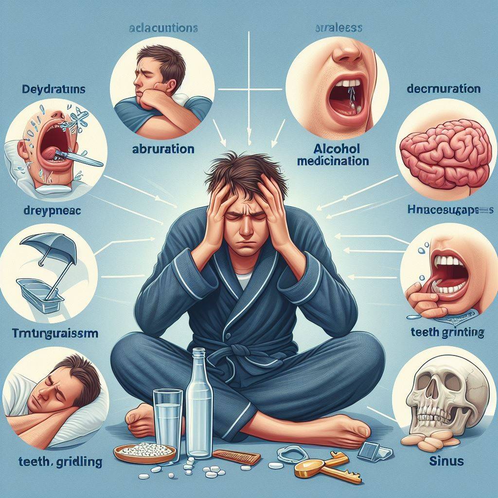 Causes of Why Do I Wake Up with a Headache and Dry Mouth