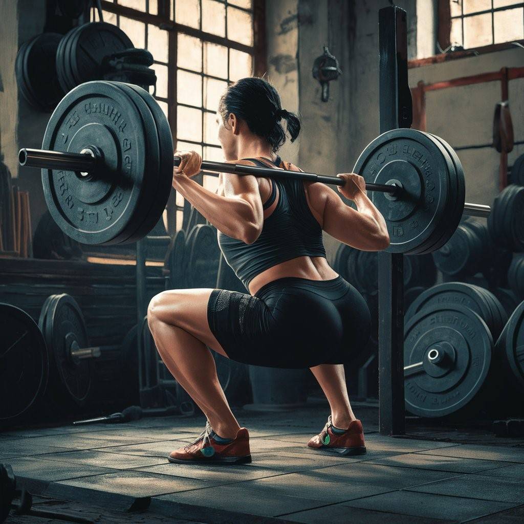 Barbell Back Squat is one of the bestย Compound Leg Exercises