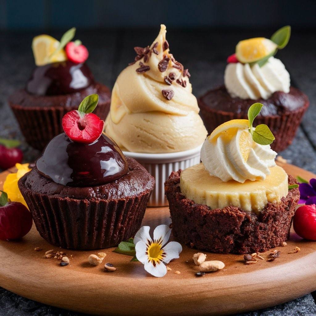 Plant-Based/Vegan 4. Fudgy Black Bean Brownie Cups