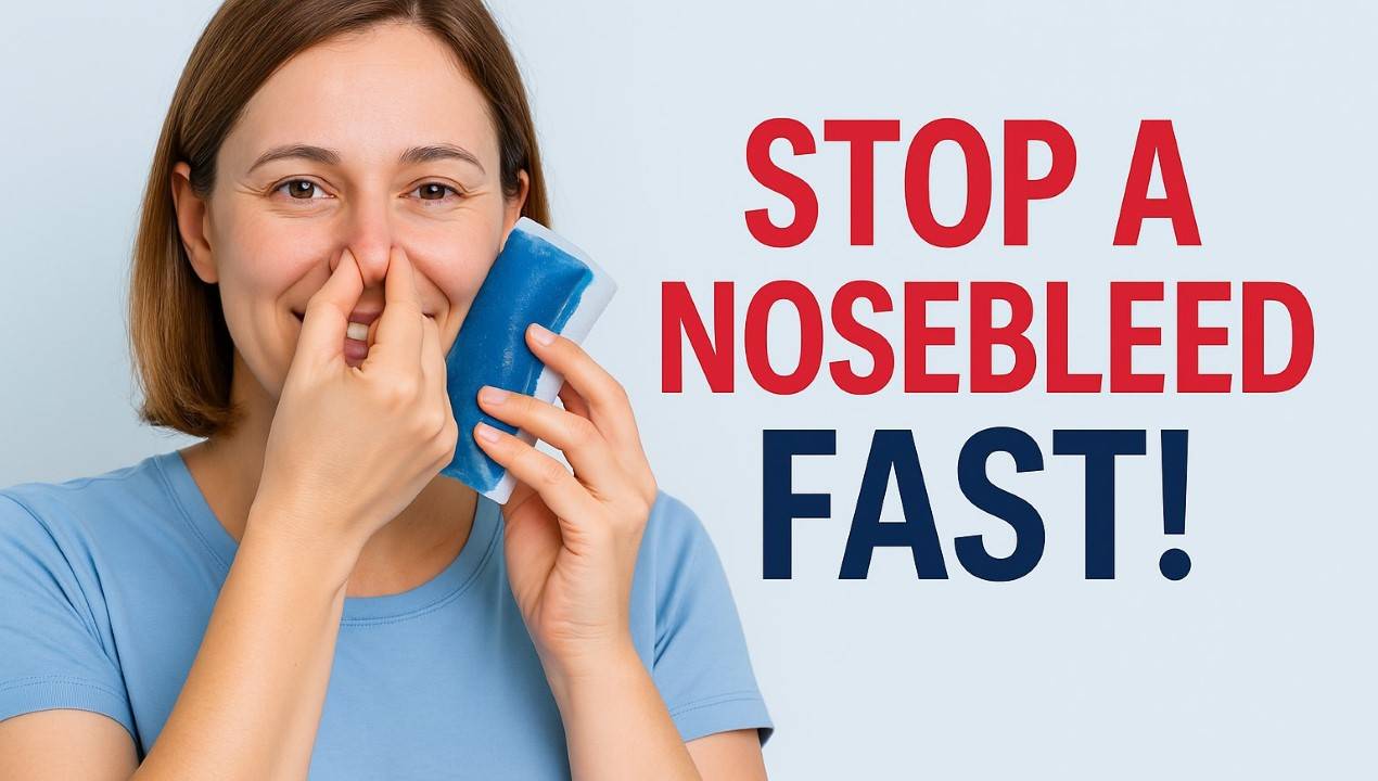 How to Stop a Nosebleed