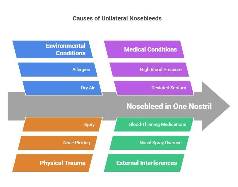 What Causes a Nosebleed in One Nostril? Top Reasons