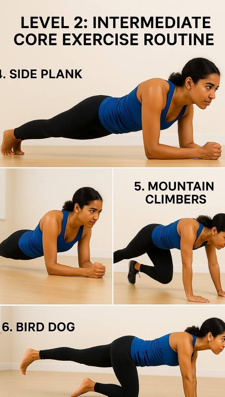 Intermediate Core Exercise Routine