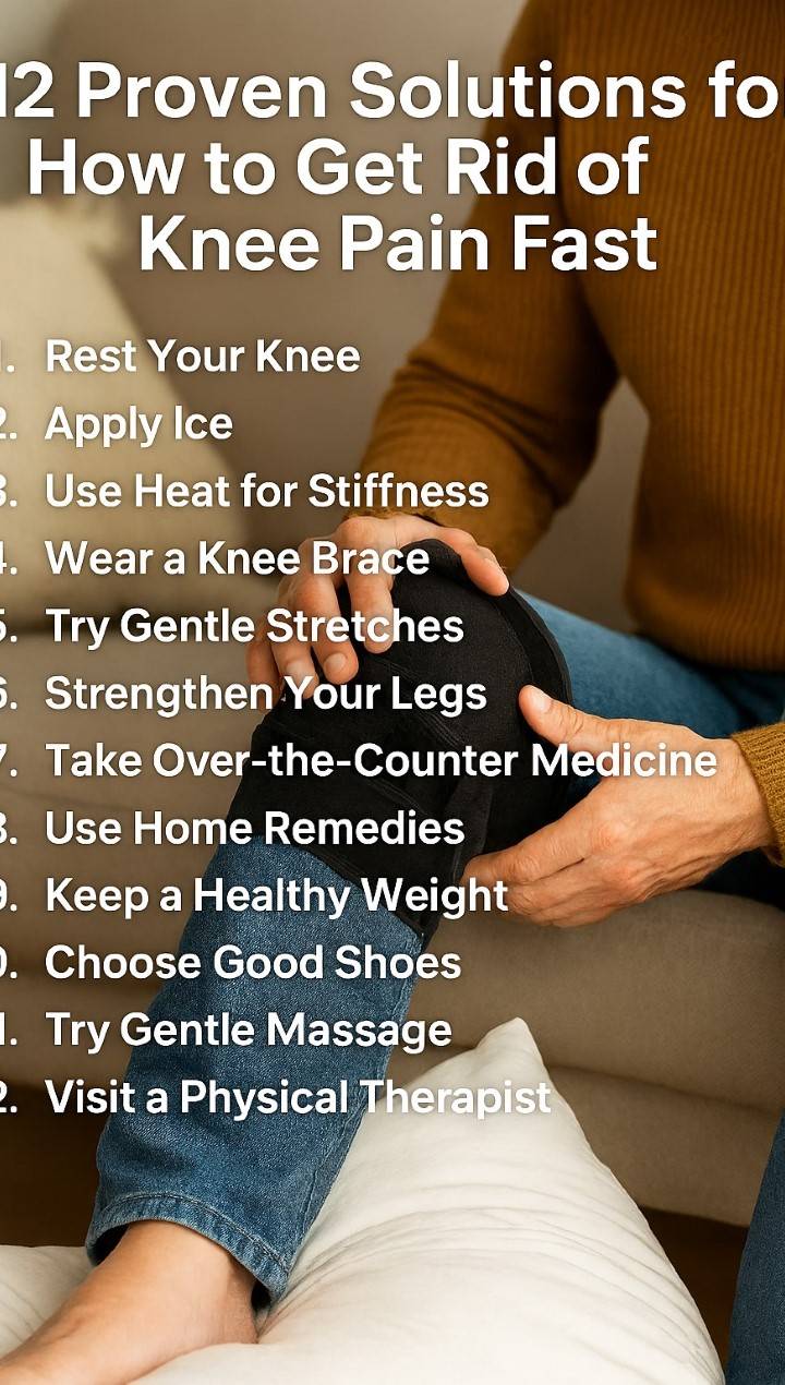 12 Proven Solutions for How to Get Rid of Knee Pain Fast 