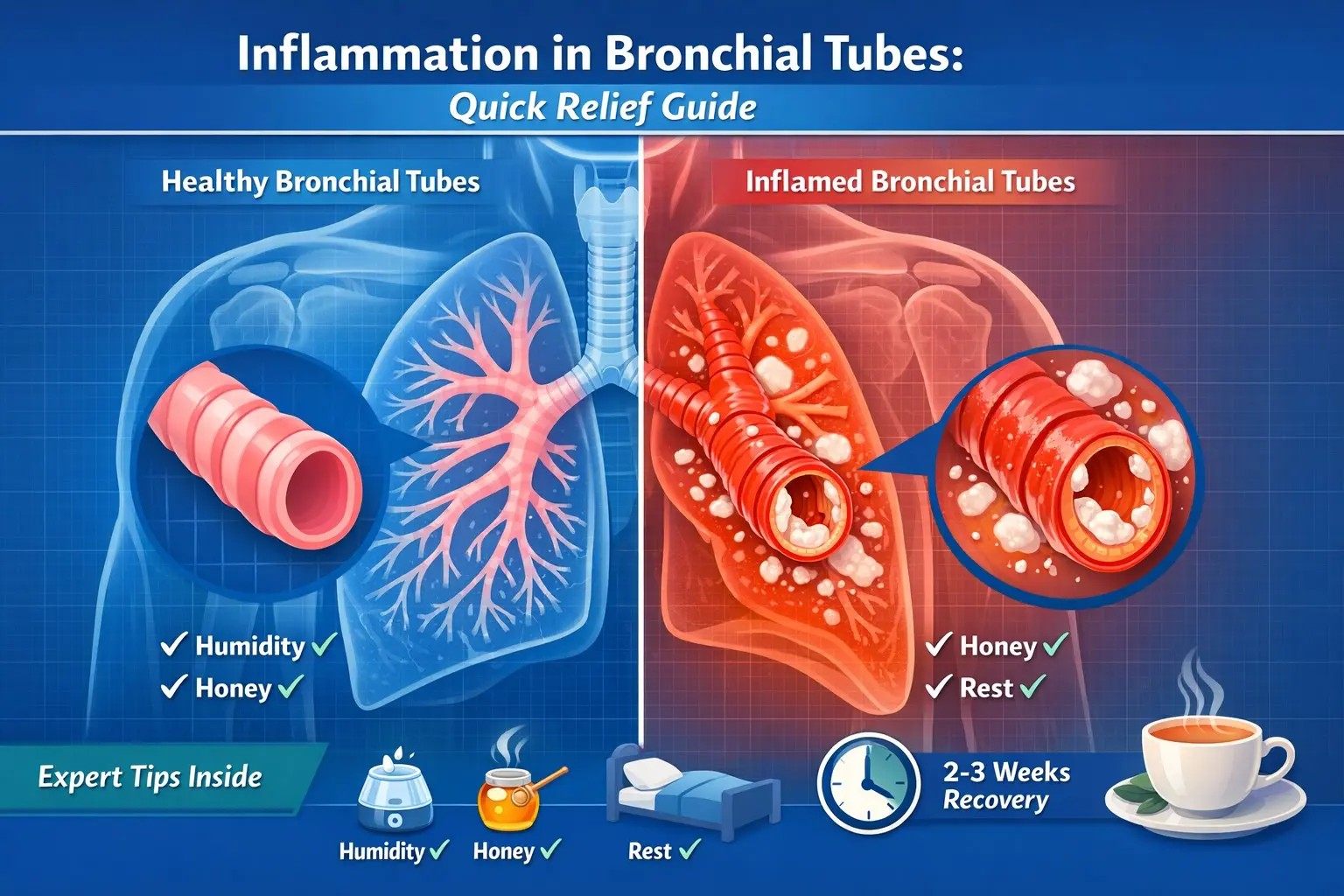 Inflammation in Bronchial Tubes