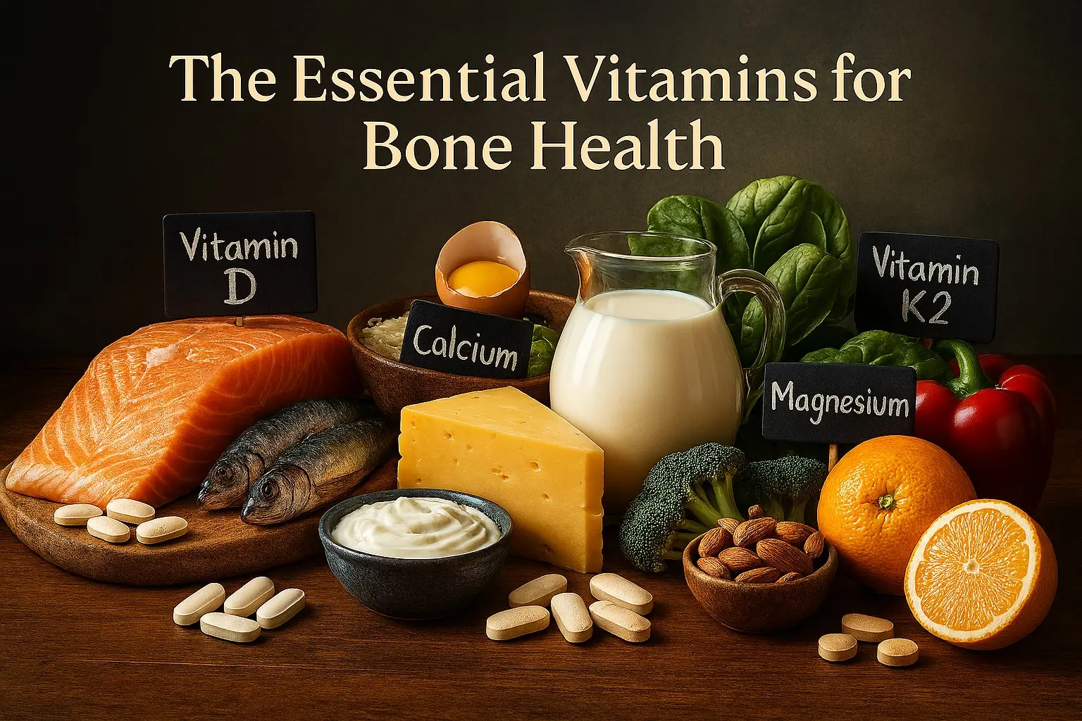 The Essential Vitamins for Bone Health