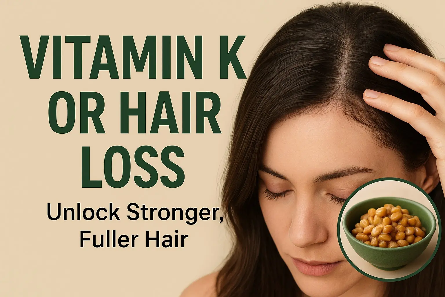 Vitamin K for hair loss