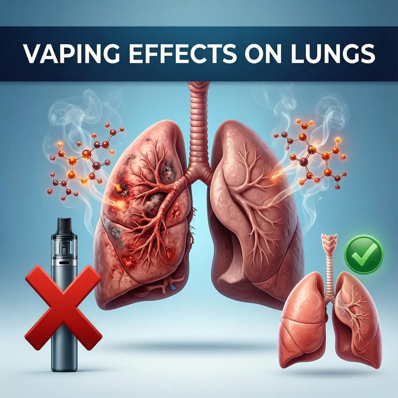 Effects of Vaping on Lungs